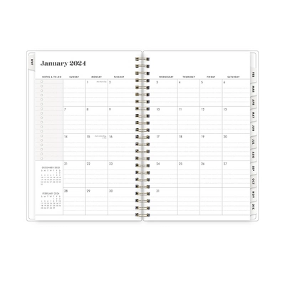 The Everygirl X Day Designer 2024 Planner 5"x8" Weekly/Monthly Senegal Tan 4 The Everygirl X Day Designer 2024 Planner 5"x8" Weekly/Monthly Senegal Tan - Image 4