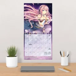 Trends International Inc. 2023-24 Wall Calendar 12"x12" Hatsune Miku Bilingual English/French -Stationery Sphere Outlet Store GUEST aa429ab8 38f7 4823 a74f 783d23fde514