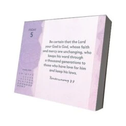 Trends International Inc. 2024 Daily Desk Calendar 4.25"x5" Bible