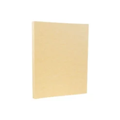 JAM Paper Parchment 65lb Cardstock 8.5 X 11 Coverstock Antique Gold Recycled 27179B