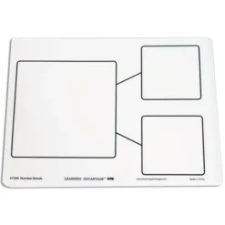 Learning Advantage Number Bond Dry Erase Boards, 10 Per Set, 2 Sets