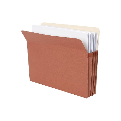 Pendaflex File Pocket W/Top-Tab 3-1/2" Expansion Letter 5/PK Red Rope 51524E5 2 Pendaflex File Pocket W/Top-Tab 3-1/2" Expansion Letter 5/PK Red Rope 51524E5 - Image 2