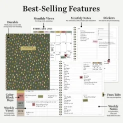 TF Publishing 2024 Weekly/Monthly Planner 11"x9" Rain Drops -Stationery Sphere Outlet Store GUEST b01a9918 f02f 49d2 8865 4fbe6ec9fae2