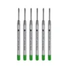 Monteverde Ballpoint Pen Refill Medium Point Green Ink 6 Pack (P133GN)
