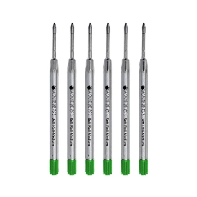 Monteverde Ballpoint Pen Refill Medium Point Green Ink 6 Pack (P133GN) 1 Monteverde Ballpoint Pen Refill Medium Point Green Ink 6 Pack (P133GN)