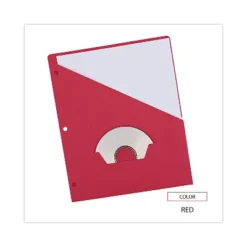 Universal Slash-Cut Pockets For Three-Ring Binders Jacket Letter 11 Pt. Red 10/Pack 61683 -Stationery Sphere Outlet Store GUEST b24b692f 3617 4ef4 94e2 5889399168c9