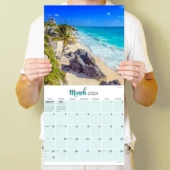 TF Publishing 2024 Wall Calendar 12"x12" Tropical Beaches -Stationery Sphere Outlet Store GUEST b4e6e190 23a1 4e19 9347 23190945354d