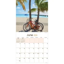 TF Publishing 2024 Wall Calendar 12"x12" Beach Life