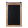 24" X 36" Samuels Wood Framed Wall Chalkboard Rustic Brown/Black - Kate & Laurel All Things Decor