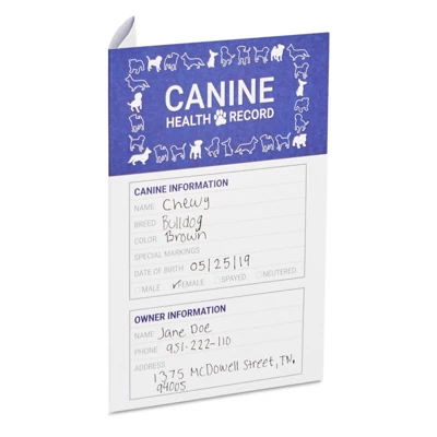 Juvale 24 Pack Puppy Vaccination Record Card, Dog Vaccine And Canine Health Booklets, 5 X 3.5 In 6 Juvale 24 Pack Puppy Vaccination Record Card, Dog Vaccine And Canine Health Booklets, 5 X 3.5 In - Image 6