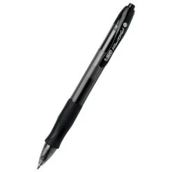 BIC Retractable Gel Rollerball Pen Black Ink Pack Of 12 (BICRLC11BK-12)