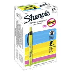 Sharpie Accent Retractable Highlighters Chisel Tip Fluorescent Yellow Dozen 28025 -Stationery Sphere Outlet Store GUEST bee93aa0 2f99 45db 9904 69fa34423cc5