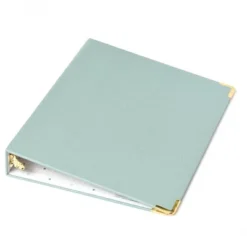 Russell+Hazel Mini Bookcloth 3 Ring Binder Dew