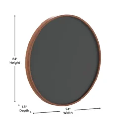 Emma And Oliver Round Wall Mounted Magnetic Chalkboards With Eraser And Chalk -Stationery Sphere Outlet Store GUEST c63ac2d0 9170 4bab 99de d70f375c9605