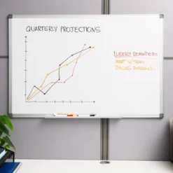 Mind Reader 9 To 5 Collection Dry Erase Magnetic Board 24"x 36" White -Stationery Sphere Outlet Store GUEST c8e23222 9643 4df8 ab8c ddf09cc93e92