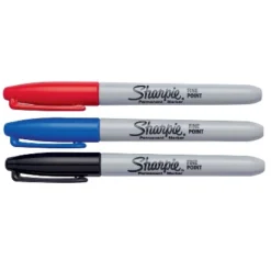 Sharpie Permanent Marker Fine Point 3/PK Assorted 30173PP