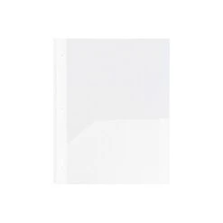JAM Paper Plastic Two-Pocket School POP Folders W/Metal Prongs Clasps Clear 382ECCLDB -Stationery Sphere Outlet Store GUEST ca0662c2 1db9 4774 aaad 2e8f33349e37