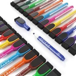 Arteza Dry Erase Markers, Magnetic Eraser Caps For School - 24 Pack -Stationery Sphere Outlet Store GUEST ca40cd6b 5077 4449 a14d 240c66e10e80