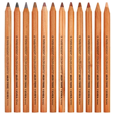 Lyra Color Giant Colored Pencils, 6.25mm, Skin Tones, 12 Colors 3 Lyra Color Giant Colored Pencils, 6.25mm, Skin Tones, 12 Colors - Image 3