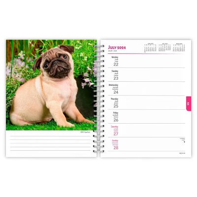 Browntrout 23-2024 Weekly/Monthly Planner 7.5"x7.125" Pugs 2 Browntrout 23-2024 Weekly/Monthly Planner 7.5"x7.125" Pugs - Image 2