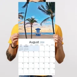 TF Publishing 2024 Wall Calendar 12"x12" Beach Life -Stationery Sphere Outlet Store GUEST cd139e84 8ea1 47bc 8c93 d8d6ea9d76b7