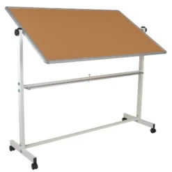 Flash Furniture HERCULES Series Reversible Mobile Cork Bulletin Board And White Board Stand With Pen Tray -Stationery Sphere Outlet Store GUEST cdcd35a0 2e36 4f01 8435 9ed447dbe567