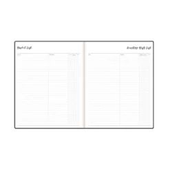 Ivory Paper Co 2024 Planner 10"x8" Weekly/Monthly Bookbound Black 18 Ivory Paper Co 2024 Planner 10"x8" Weekly/Monthly Bookbound Black -Stationery Sphere Outlet Store GUEST cf06f615 4377 4d85 9ad8 87fdb565933b
