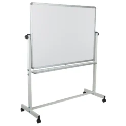 Flash Furniture HERCULES Series Double-Sided Mobile White Board Stand With Pen Tray -Stationery Sphere Outlet Store GUEST cf4b88a2 686f 4be2 8947 0926c3528721