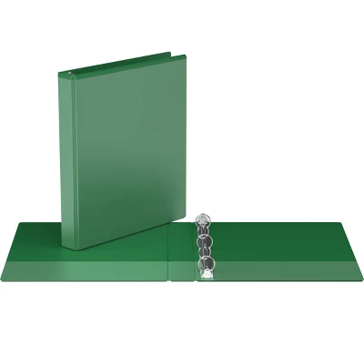 1" Premium Round Ring Binder 6pk Customizable View Green - Easyview 1 1" Premium Round Ring Binder 6pk Customizable View Green - Easyview