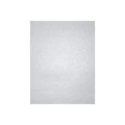 LUX 100 Lb. Cardstock Paper 12" X 18" Silver Metallic 250 Sheets/Pack (1218-C-M06-250)