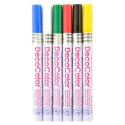 Paint Marker Set 6ct - Marvy Uchida Decocolor -Stationery Sphere Outlet Store GUEST d23d80af b2ee 41f4 8938 b7b3dd47b509