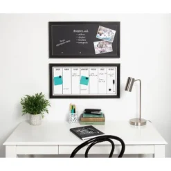 Wyeth Framed Magnetic Chalkboard - Kate & Laurel All Things Decor -Stationery Sphere Outlet Store GUEST d319a245 b338 4088 a343 7a3729b73114