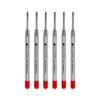 Monteverde Ballpoint Pen Refill Medium Point Red Ink 6 Pack (P133RD)