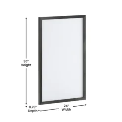 Flash Furniture Bristol Wall Mount White Board With Included Dry Erase Marker, 4 Magnets, And Eraser For Home, School Or Business -Stationery Sphere Outlet Store GUEST d581d03c 7691 4c97 b329 f87e5df396cb