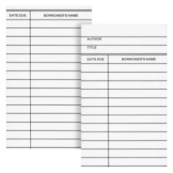 Best Paper Greetings 200 Piece Set Of 100 Self Adhesive Library Card Pockets And 100 Due Date Cards For Book Checkouts, 3 X 5 In 11 Best Paper Greetings 200 Piece Set Of 100 Self Adhesive Library Card Pockets And 100 Due Date Cards For Book Checkouts, 3 X 5 In -Stationery Sphere Outlet Store GUEST d70692b7 1477 4e70 b4a0 cec7aad6f759