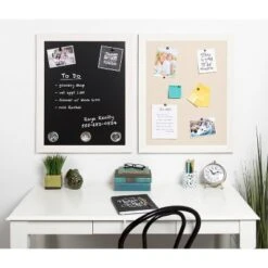 23" X 29" Beatrice Dry Erase Board Rustic Brown - DesignOvation -Stationery Sphere Outlet Store GUEST d91cd9a9 7e5c 4a1e 8017 929956d36785
