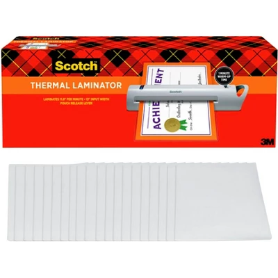 Scotch Advanced Thermal Laminator With Laminating Pouches, 13 Inch Throat 2 Scotch Advanced Thermal Laminator With Laminating Pouches, 13 Inch Throat - Image 2