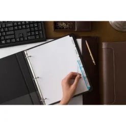 Avery Print & Apply Clear Label Dividers W/White Tabs 5-Tab Letter 5 Sets 11436 -Stationery Sphere Outlet Store GUEST dfdbe61a 4cbf 4a47 adbf a042e3f6b04d