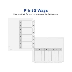 Avery Pre-Printed 8-Tab Numeric Dividers Customizable 11822 9 Avery Pre-Printed 8-Tab Numeric Dividers Customizable 11822 -Stationery Sphere Outlet Store GUEST e051d2eb fc92 46d7 8aaa 9c3fd76547eb