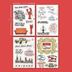 Paladone Products Ltd. Friends TV Show Fridge Magnets | Set Of 25