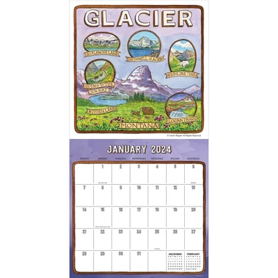 TF Publishing 2024 Wall Calendar 12"x12" USA National Parks 1 TF Publishing 2024 Wall Calendar 12"x12" USA National Parks