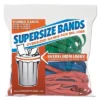 Alliance® Alliance SuperSz. Rubber Bands 12" Red 14" Green 17" Blue 1/4"w 24/Pack 08997