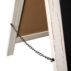 Flash Furniture Canterbury Vintage Wooden A-Frame Magnetic Indoor/Outdoor Chalkboard Sign, Freestanding Double Sided Extra Large Message Board -Stationery Sphere Outlet Store GUEST e19d26a1 e3e8 4136 8622 62a04a83c861