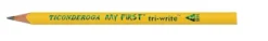 Ticonderoga My First TriWrite Triangular Graphite Pencils Without Erasers, No 2 Tip, Yellow, Pack Of 36