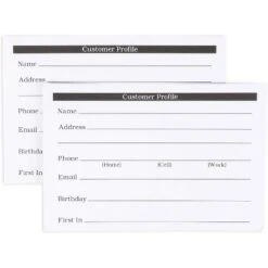 Okuna Outpost 100 Pack Customer Profile Cards For Office And Business (4 X 6 In) 7 Okuna Outpost 100 Pack Customer Profile Cards For Office And Business (4 X 6 In) -Stationery Sphere Outlet Store GUEST e3c5b38b 4733 43cc bf50 1ae4ab01bb13