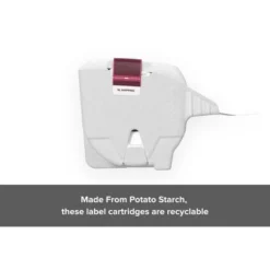 Zebra ZSB Series Shipping Labels - Potato Starch-Based, Recyclable Label Cartridge - Versatile, Cloud-Based Adhesive Labels For Printer - 4x6"