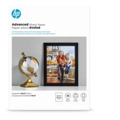 HP Advanced Photo Paper 56 Lbs. Glossy 8-1/2 X 11 50 Sheets/Pack Q7853A