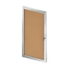 Azar Displays Medium Enclosed Cork Bulletin Board W/ Lock & Key