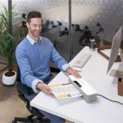 Fellowes Halo 95 Thermal & Cold Laminator 9.5" Width White/Light Gray (5753001) -Stationery Sphere Outlet Store GUEST eacf314a d32d 4c8f a494 b06552c4baf9