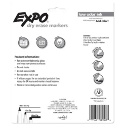 Expo 9pk Dry Erase Marker Starter Set With Eraser & Fine/Ultra Fine/Chisel Tips Multicolored -Stationery Sphere Outlet Store GUEST eeab4903 afaa 4fea ba67 ea2df2818a1d